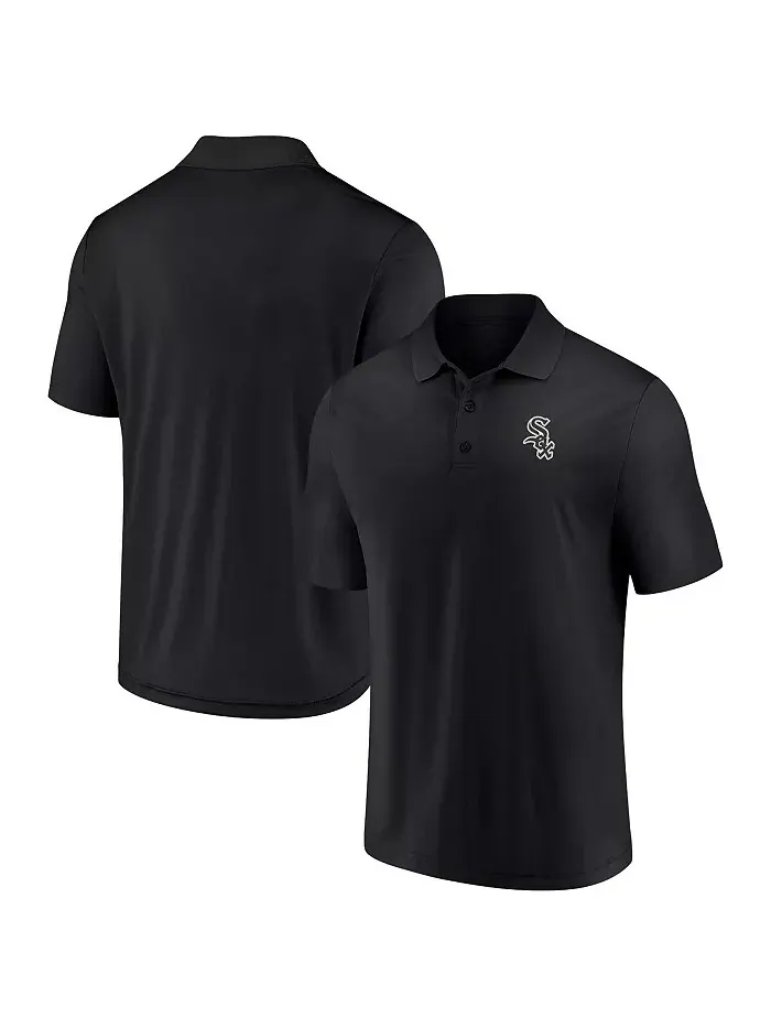 Мужская поло Chicago White Sox Winning Streak черного цвета Fanatics — изображение 1 из 3