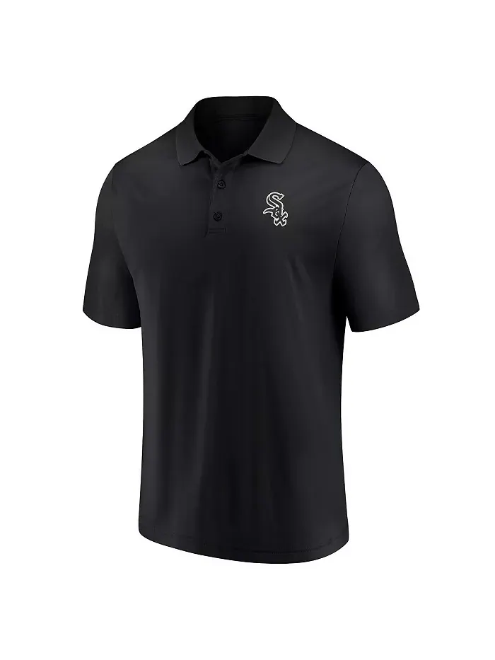 Мужская поло Chicago White Sox Winning Streak черного цвета Fanatics — изображение 2 из 3