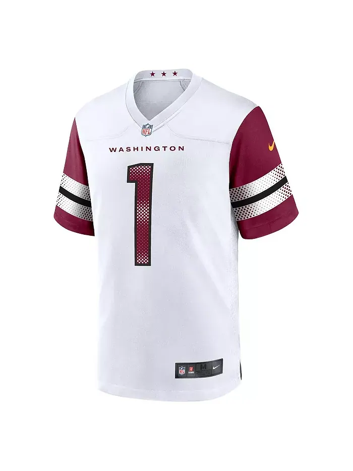 Мужская игровая футболка Deebo Samuel Sr белого цвета Washington Commanders Nike — изображение 2 из 3