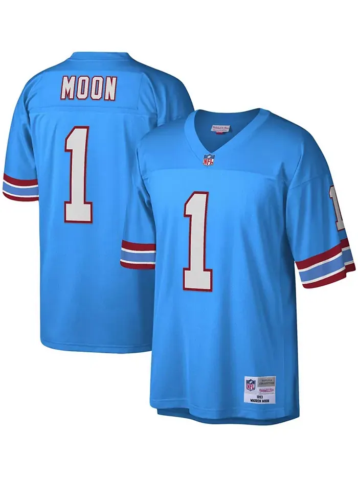 Мужская реплика джерси Houston Oilers Legacy - Warren Moon Mitchell & Ness — изображение 1 из 3