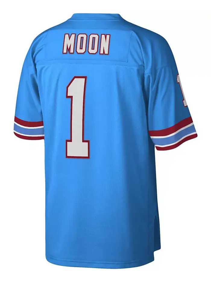 Мужская реплика джерси Houston Oilers Legacy - Warren Moon Mitchell & Ness — изображение 3 из 3