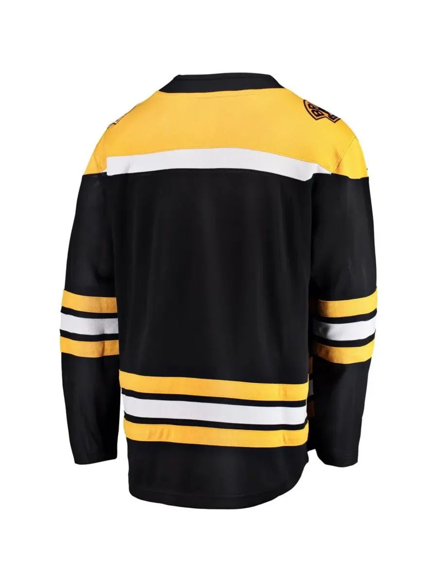 Fanatics Мужская черная домашняя футболка Boston Bruins Breakaway — изображение 2 из 3, черный