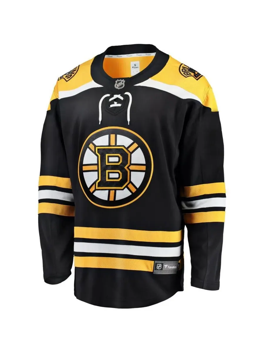 Fanatics Мужская черная домашняя футболка Boston Bruins Breakaway — изображение 3 из 3, черный