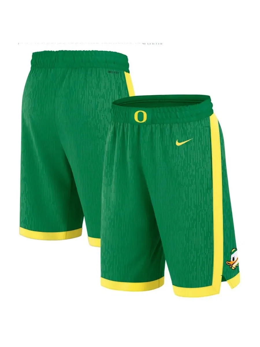 Nike Мужские зеленые спортивные шорты Oregon Ducks Road Replica — изображение 1 из 3, зеленый