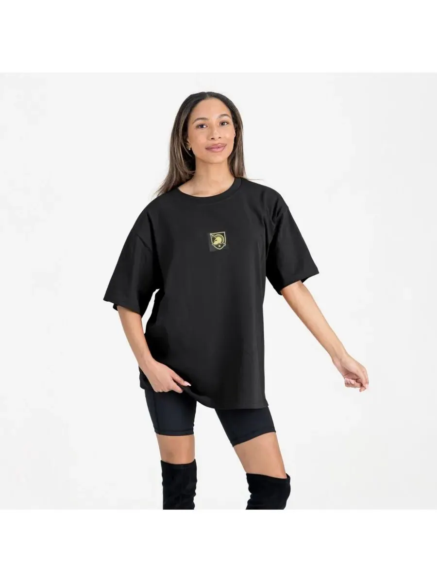 Gameday Couture Женская футболка Black Army Black Knights Oversized Back at Ya — изображение 1 из 5, черный