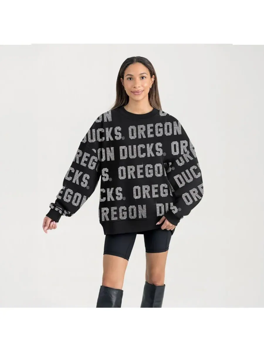 Gameday Couture Женская черная толстовка Oregon Ducks Hype Era — изображение 1 из 5, черный