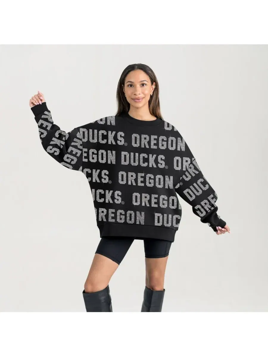 Gameday Couture Женская черная толстовка Oregon Ducks Hype Era — изображение 2 из 5, черный