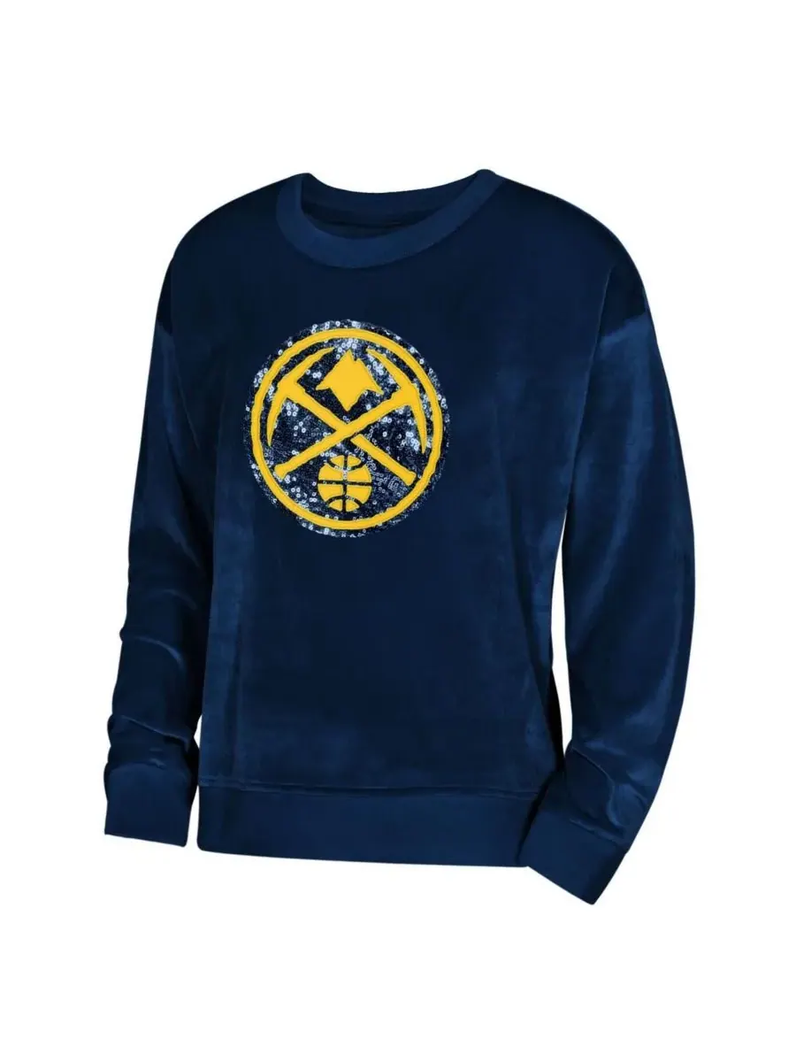 Outerstuff Толстовка Big Boys and Girls Navy Denver Nuggets Step Back — изображение 2 из 3, темно-синий