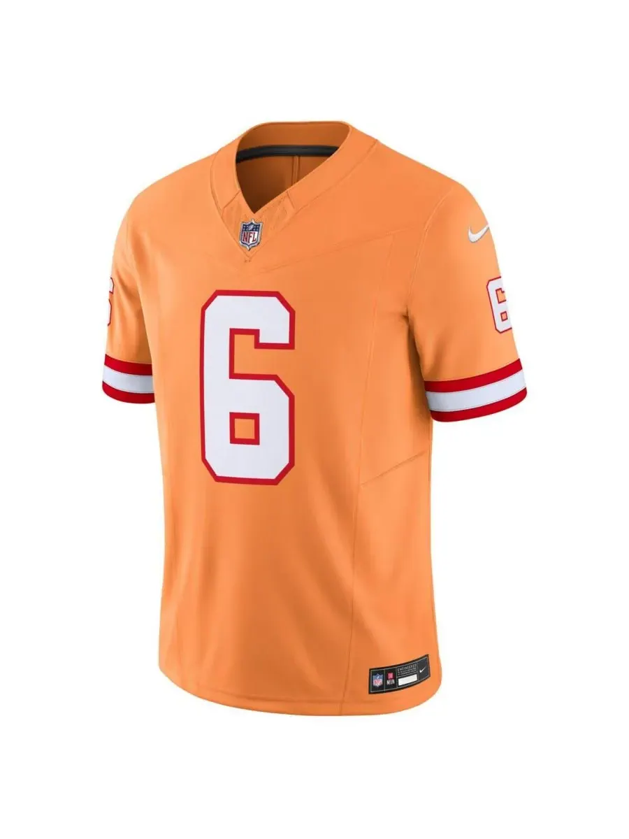 Nike Мужская оранжевая футболка Baker Mayfield Tampa Bay Buccaneers, вторая альтернативная — изображение 2 из 3, оранжевый
