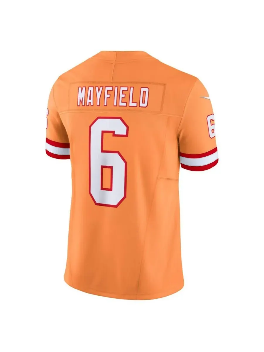 Nike Мужская оранжевая футболка Baker Mayfield Tampa Bay Buccaneers, вторая альтернативная — изображение 3 из 3, оранжевый