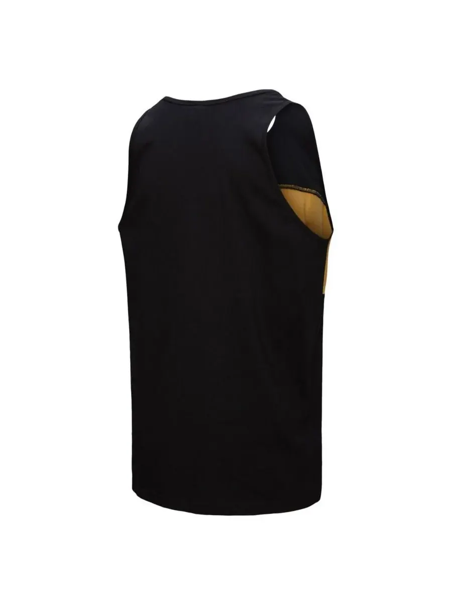 Mitchell & Ness Мужская черная майка New Orleans Saints в стиле ретро с цветными блоками — изображение 2 из 3, черный