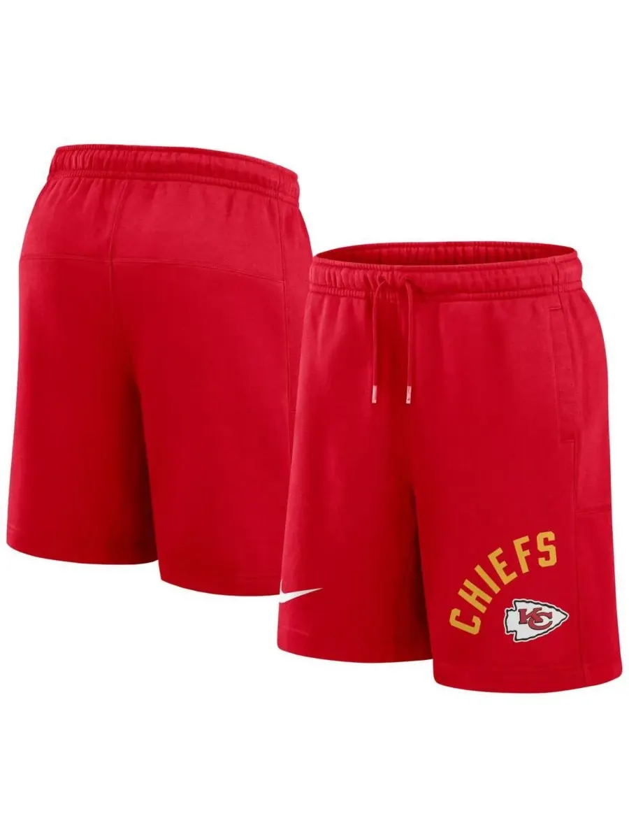 Nike Мужские красные шорты для кикера команды Kansas City Chiefs — изображение 1 из 3, красный