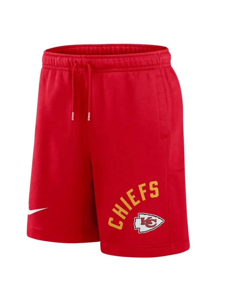 Nike Мужские красные шорты для кикера команды Kansas City Chiefs — изображение 2 из 3, красный