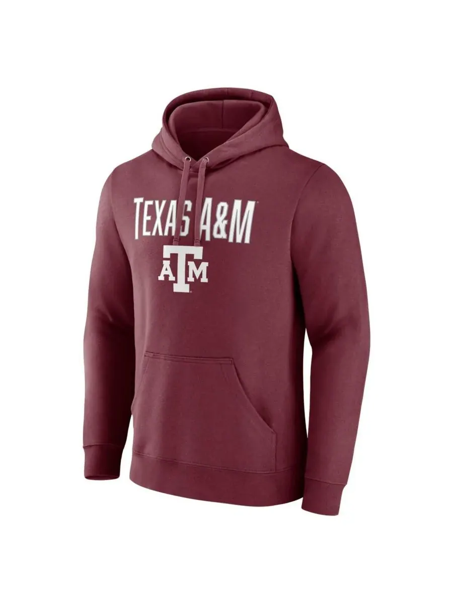 Fanatics Мужская бордовая толстовка с капюшоном Texas A&M Aggies Team Lockup — изображение 2 из 2, коричневый