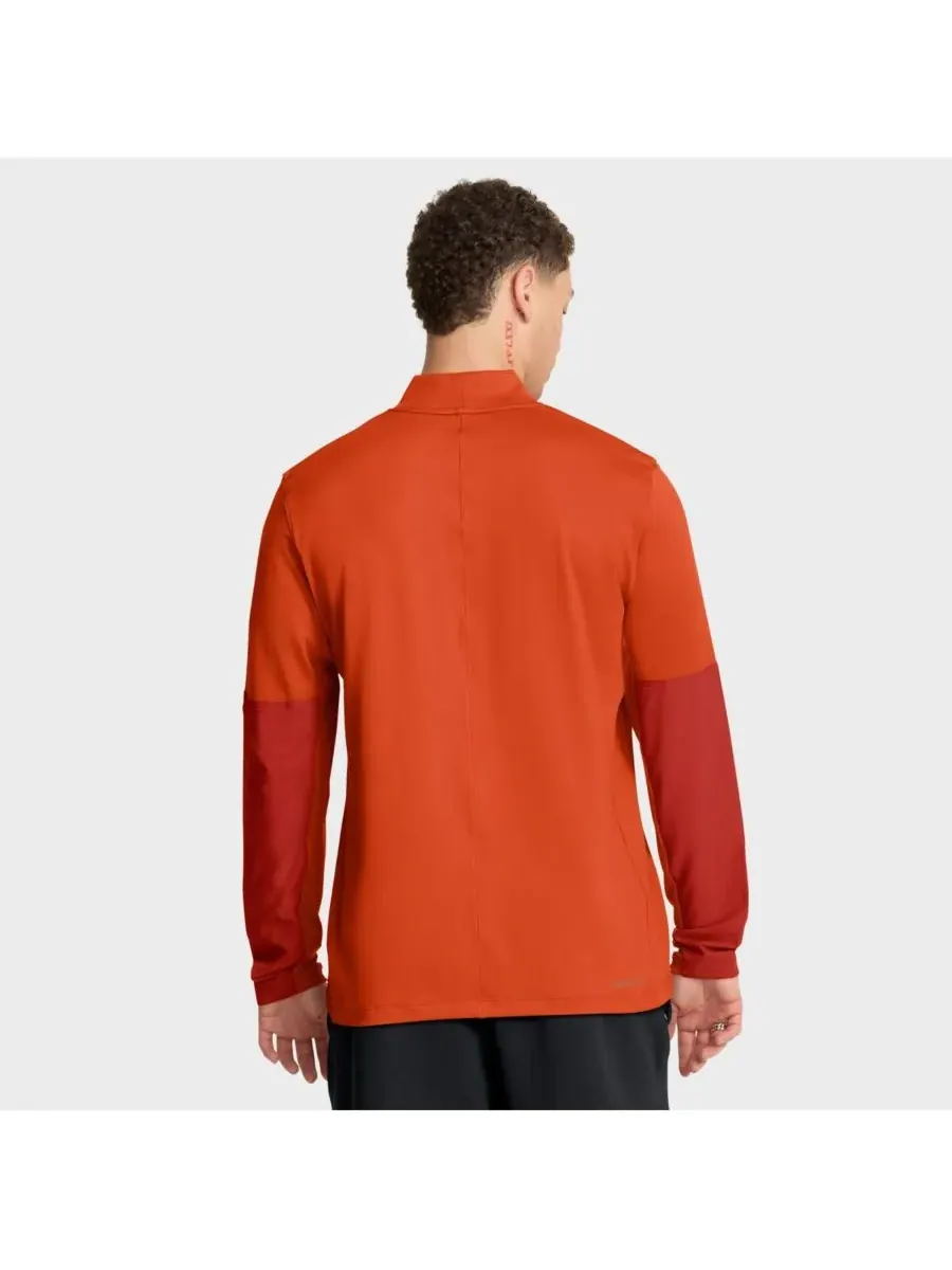 Nike Мужская оранжевая толстовка Clemson Tigers One Goal Performance с застежкой-молнией до — изображение 2 из 5, оранжевый