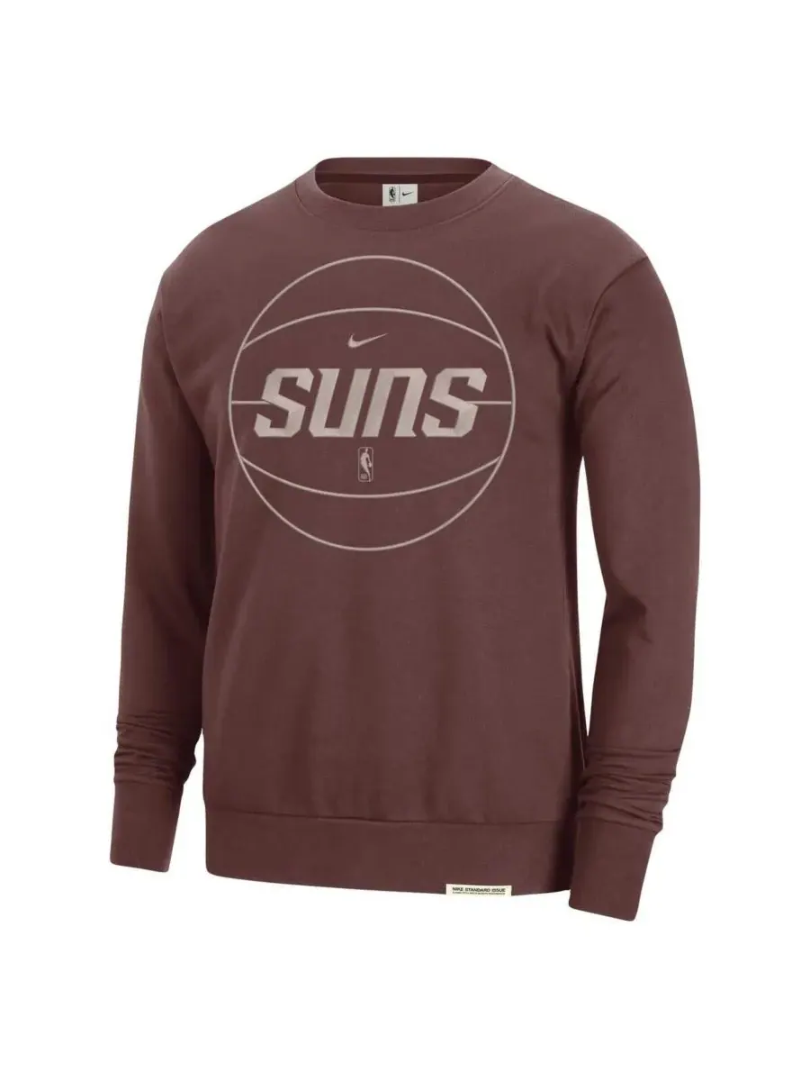 Мужская толстовка Garnet Phoenix Suns 2023/24 Authentic Standard Issue Travel Performance Pullover — изображение 2 из 3