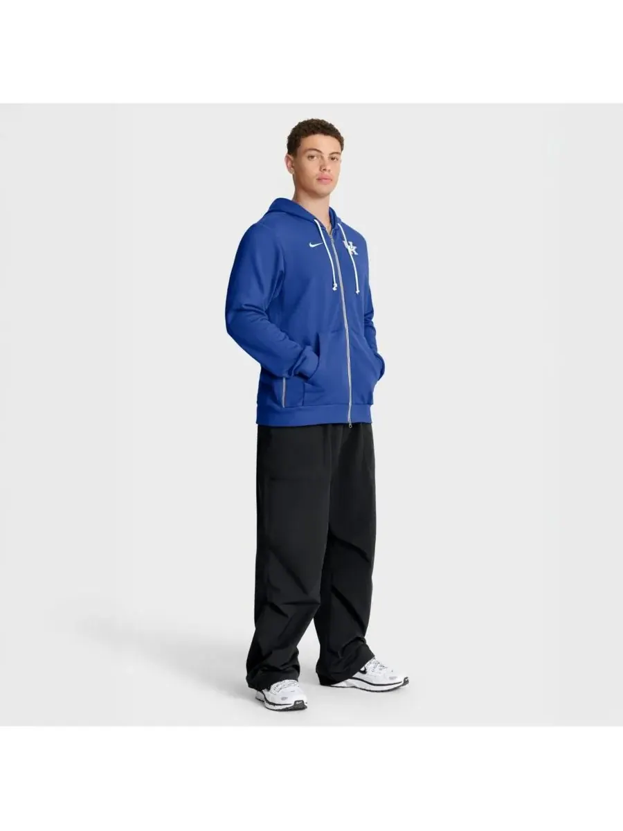 Мужская толстовка на молнии Royal Kentucky Wildcats 2025 Sideline Standard Issue Dri-FIT Nike — изображение 3 из 5