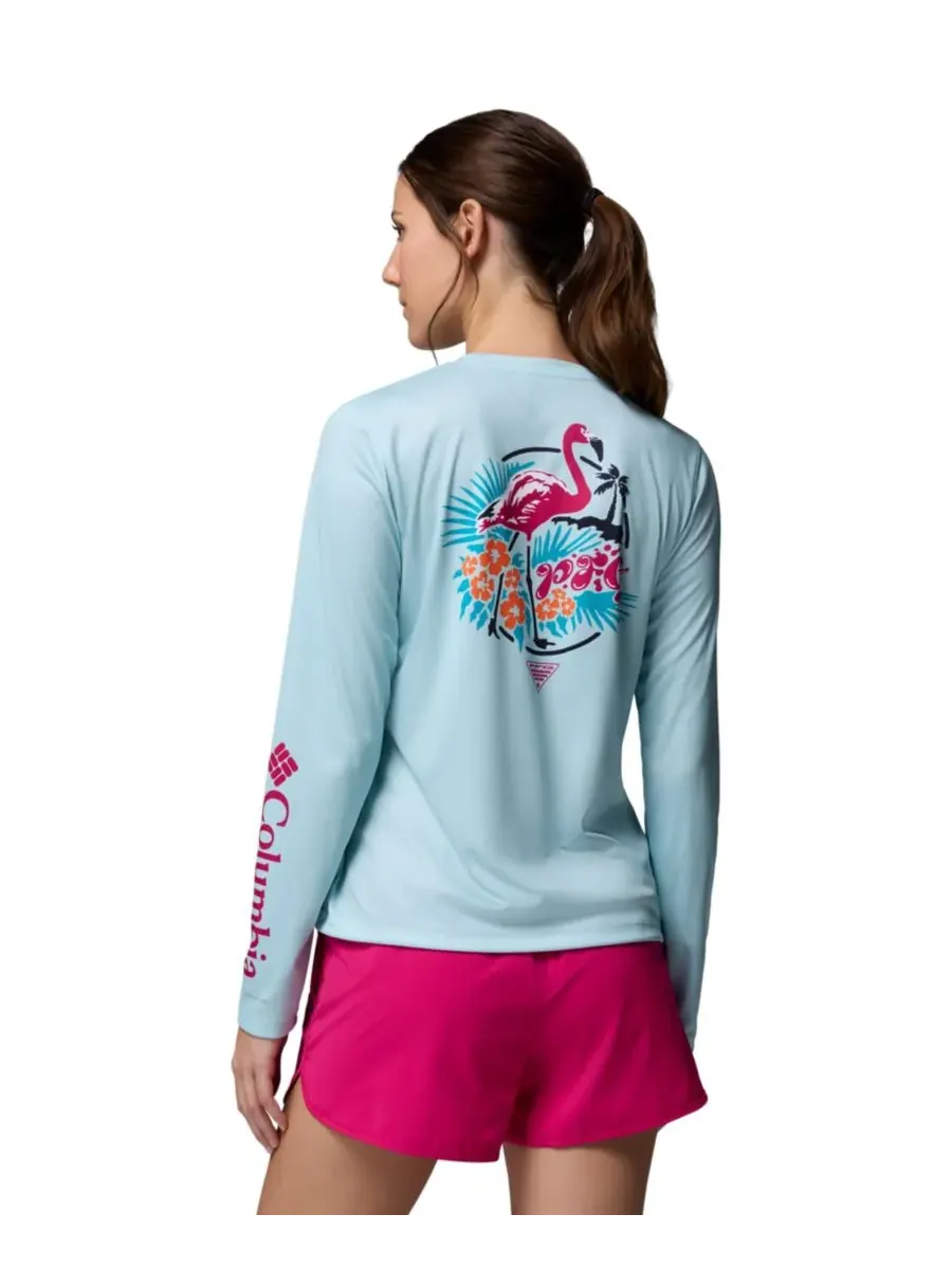 Женский топ Tidal Palm Waves Columbia, Marine Light, Flamingo Isle — изображение 5 из 5