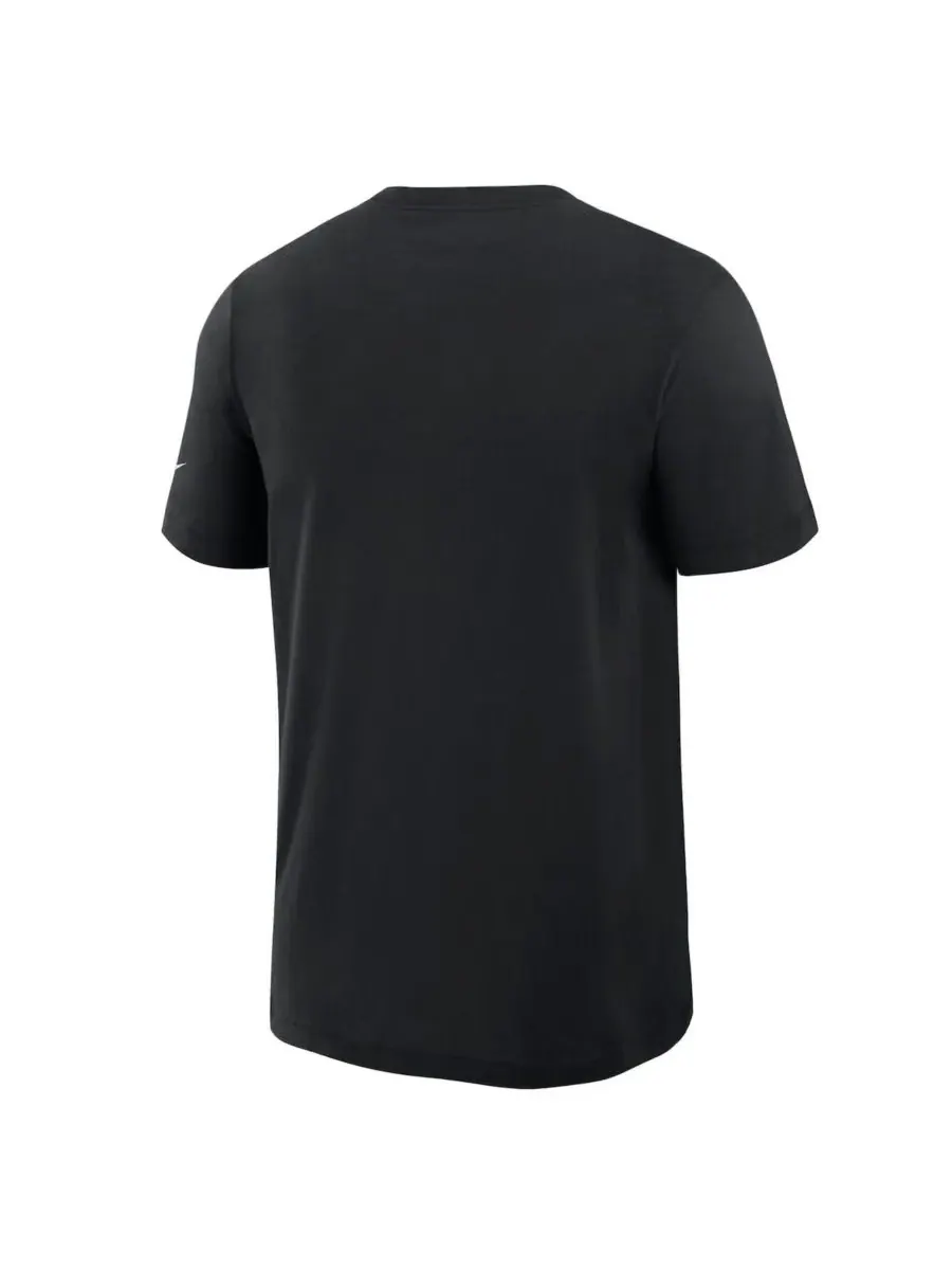 Fanatics Мужская черная футболка Nike Pittsburgh Steelers Left End Run Slub Performance — изображение 3 из 3, черный