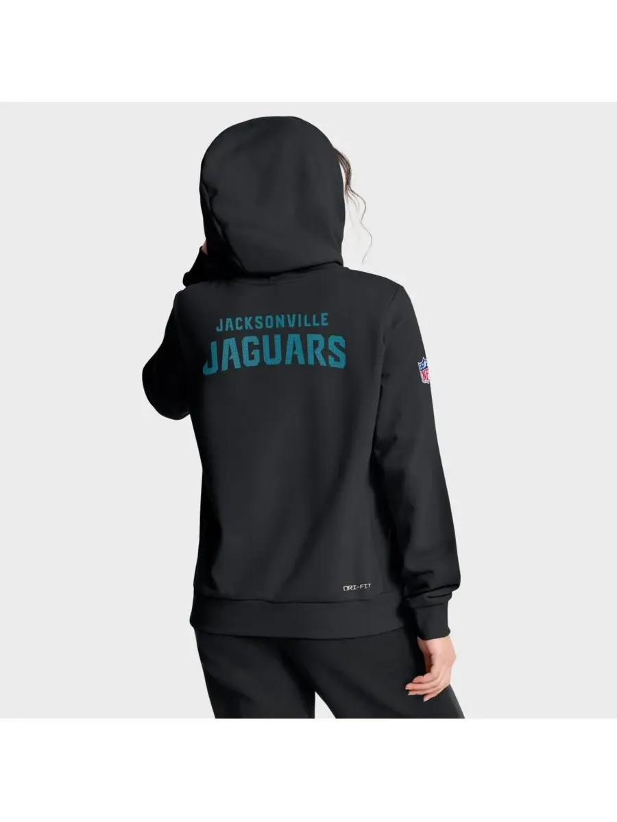 Nike Женская черная толстовка Jacksonville Jaguars Sideline Standard Issue Initial Home Dri-FIT — изображение 2 из 4, черный