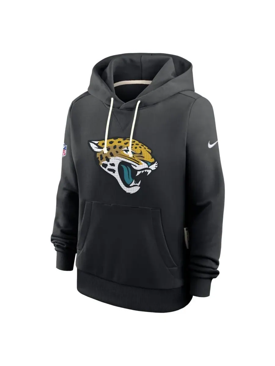 Nike Женская черная толстовка Jacksonville Jaguars Sideline Standard Issue Initial Home Dri-FIT — изображение 4 из 4, черный