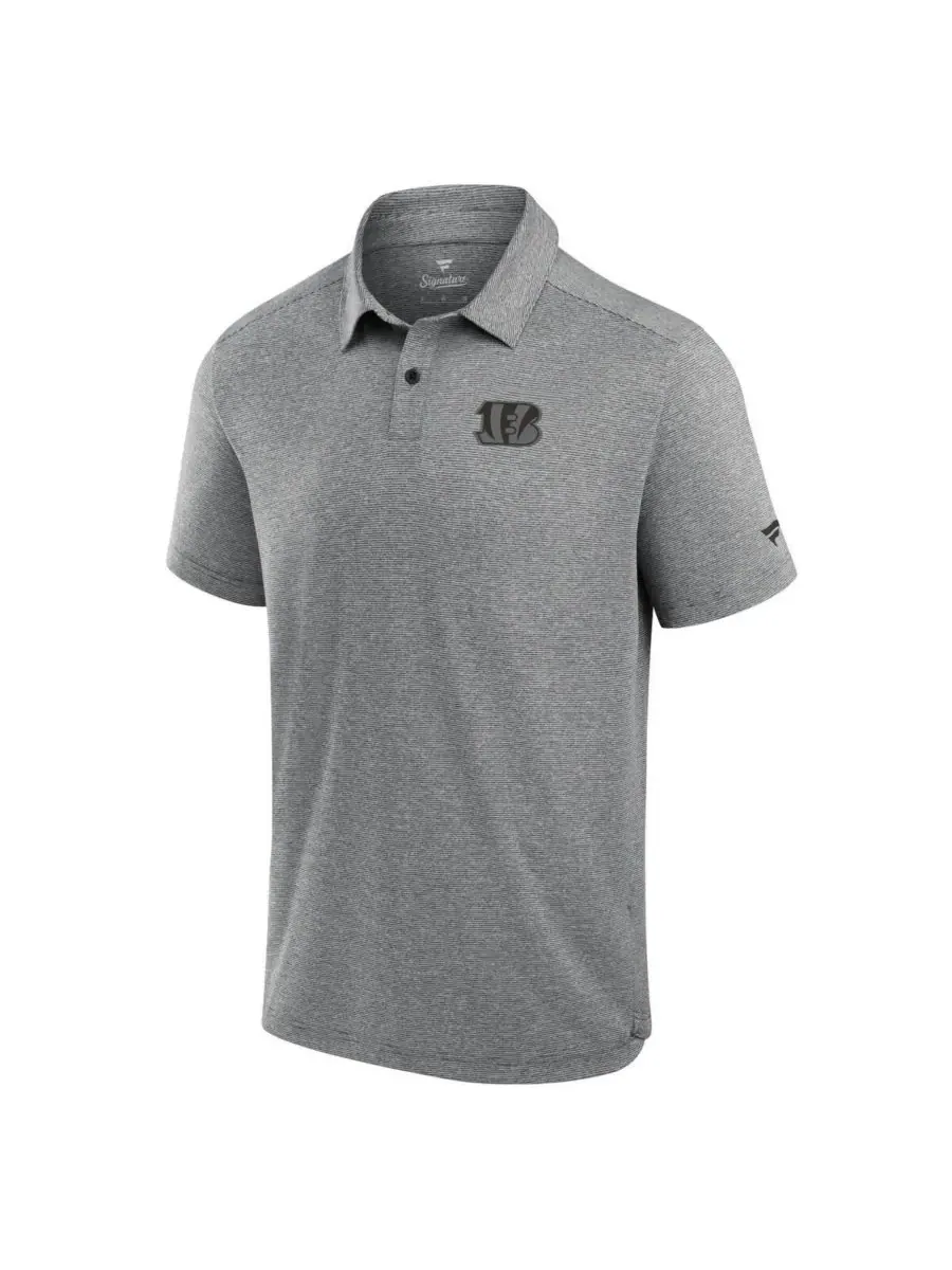 Fanatics Мужская черная футболка-поло Cincinnati Bengals Front Office Tech — изображение 2 из 3, черный