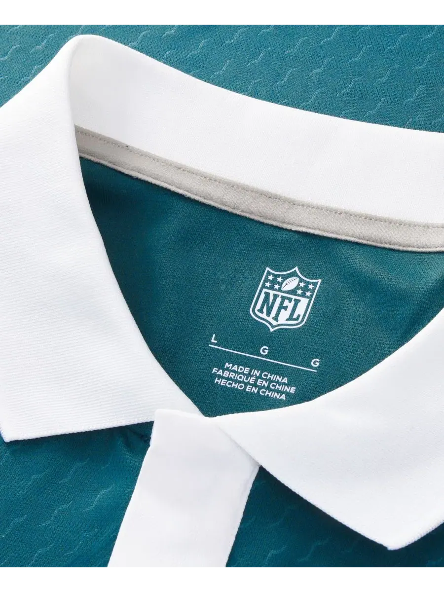 Футболка-поло с воротником Football x Football Philadelphia Eagles Fanatics — изображение 2 из 5, зеленый