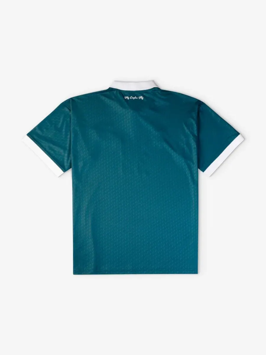 Футболка-поло с воротником Football x Football Philadelphia Eagles Fanatics — изображение 5 из 5, зеленый