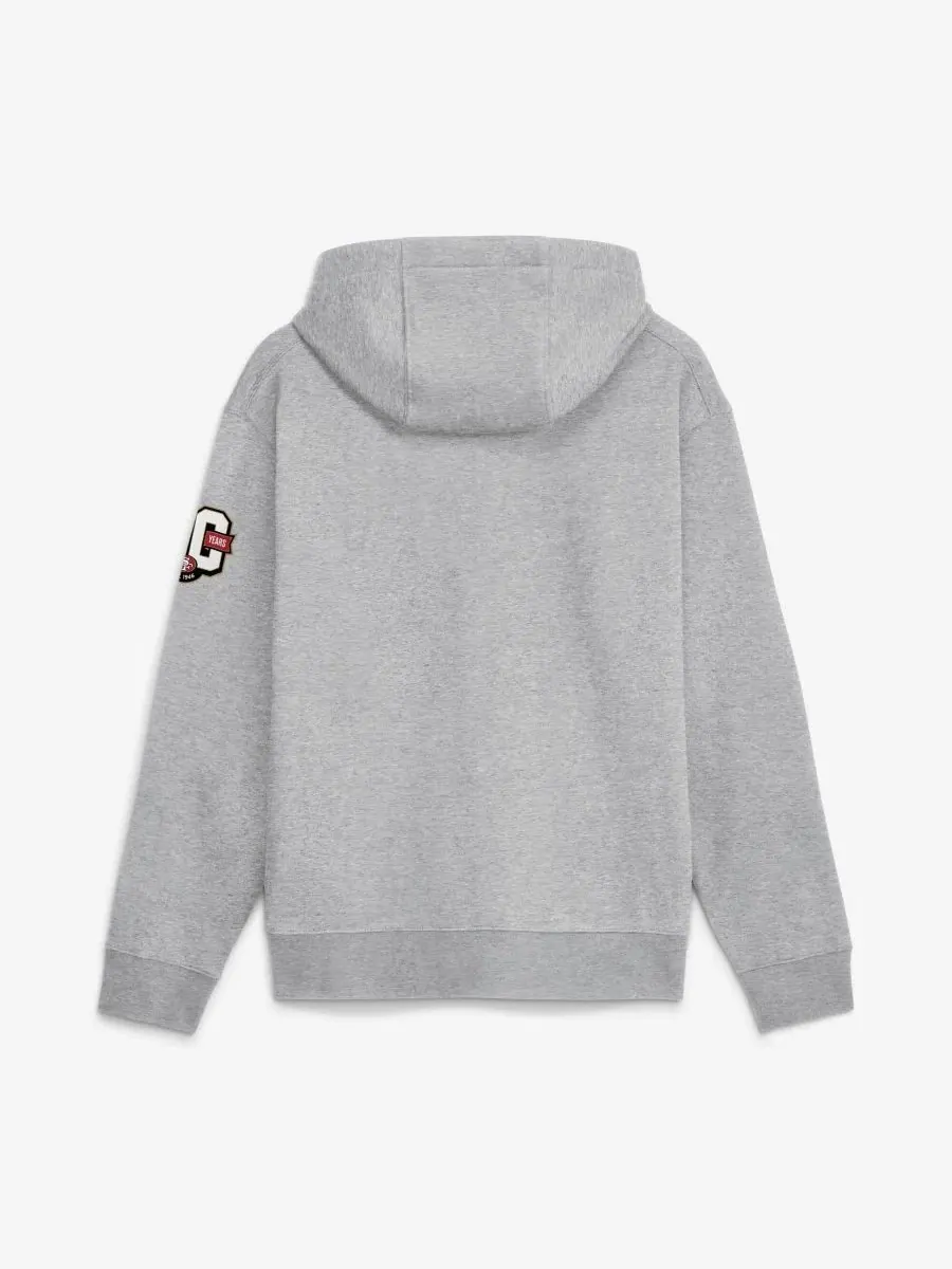 Худи из футера с принтом 80th Anniversary Showdown Club Fleece Nike — изображение 2 из 2, серый