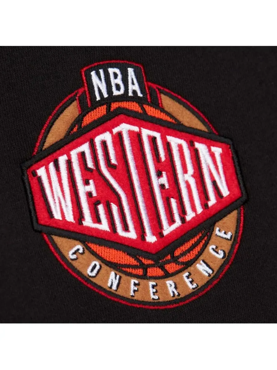 Худи с капюшоном Golden State Warriors Hardwood Classics Blackout Collection Mitchell & Ness — изображение 2 из 5, черный