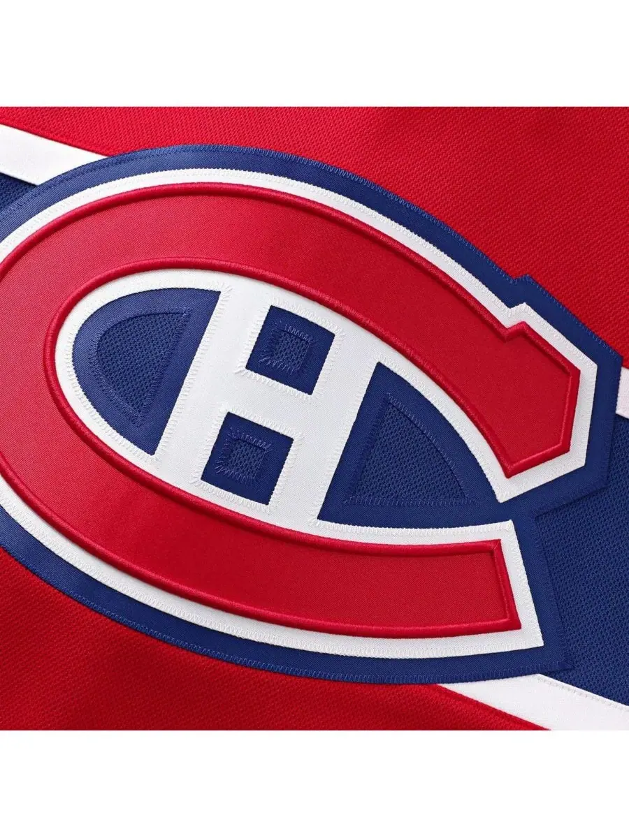 Хоккейный джерси с принтом Lane Hutson Montreal Canadiens Home Premium Fanatics — изображение 4 из 5, красный