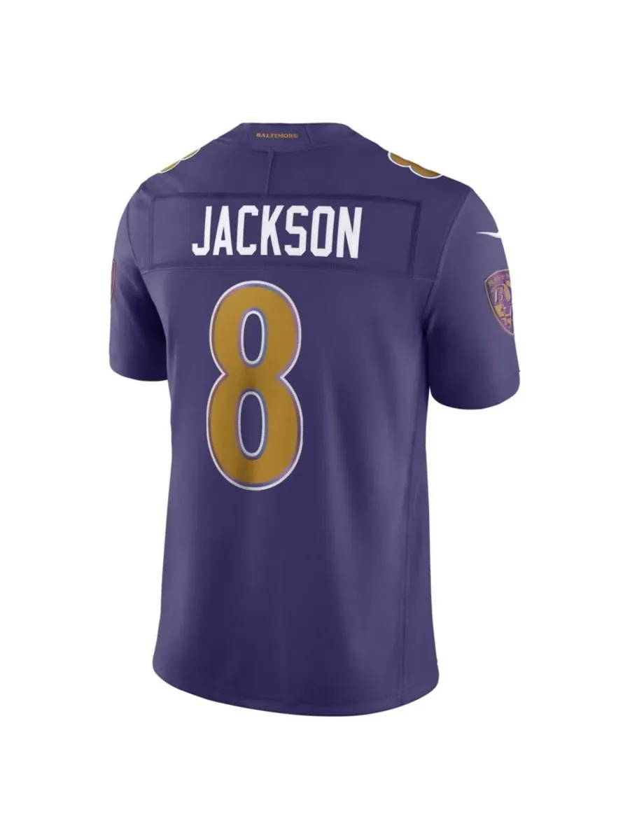 Футболка Nike Lamar Jackson Baltimore Ravens Alternate Vapor F.U.S.E. Limited Jersey — изображение 3 из 3, фиолетовый