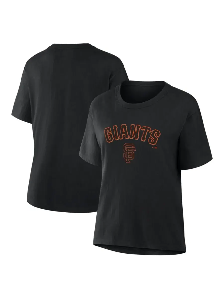 Футболка с коротким рукавом Lockup Legacy San Francisco Giants Fanatics — изображение 1 из 3, черный