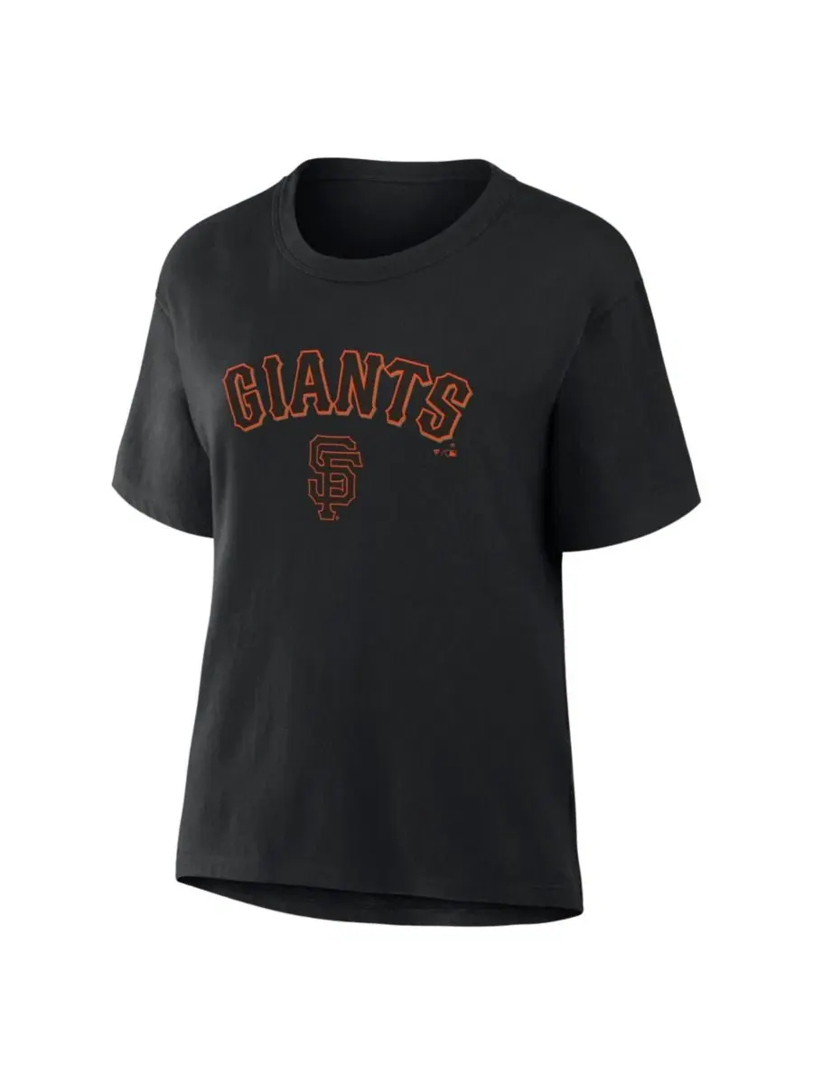 Футболка с коротким рукавом Lockup Legacy San Francisco Giants Fanatics — изображение 2 из 3, черный