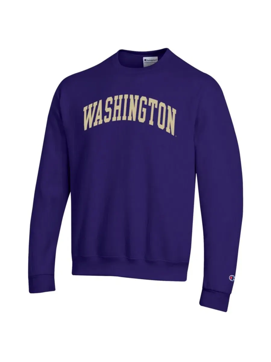 Свитшот Champion Basic Arch Fleece Pullover — изображение 2 из 3, фиолетовый