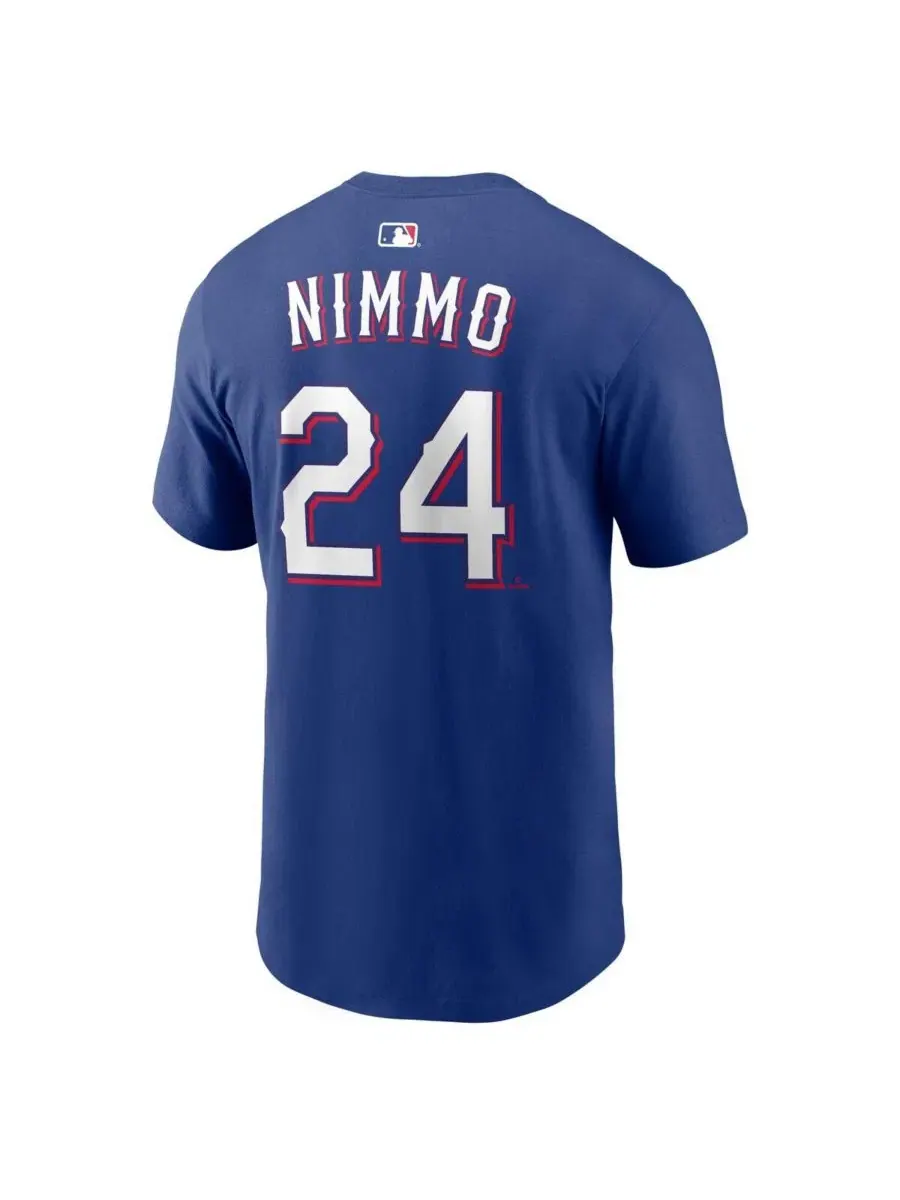 Футболка с именем и номером Brandon Nimmo Nike — изображение 3 из 3, королевский