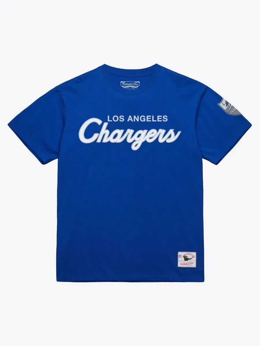 Футболка с принтом Head Coach Classic Mitchell & Ness — изображение 1 из 2, королевский