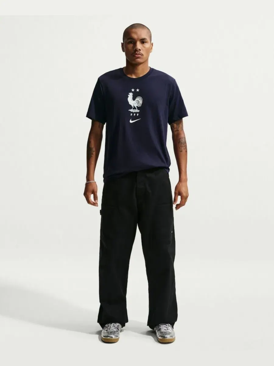 Футболка с принтом France National Team Crest Nike — изображение 1 из 5, синий