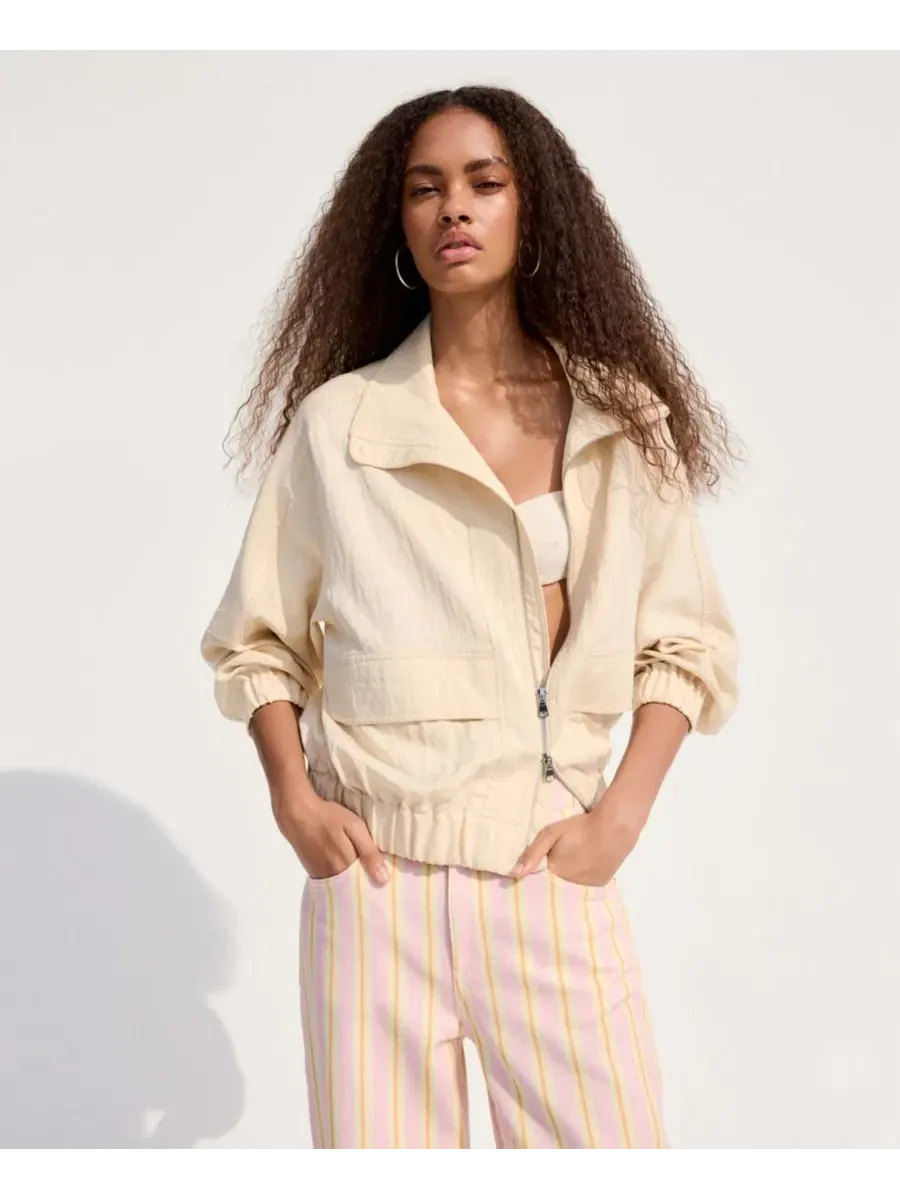 Джинсы-балун с принтом в полоску MANGO, Light Pastel — изображение 4 из 5