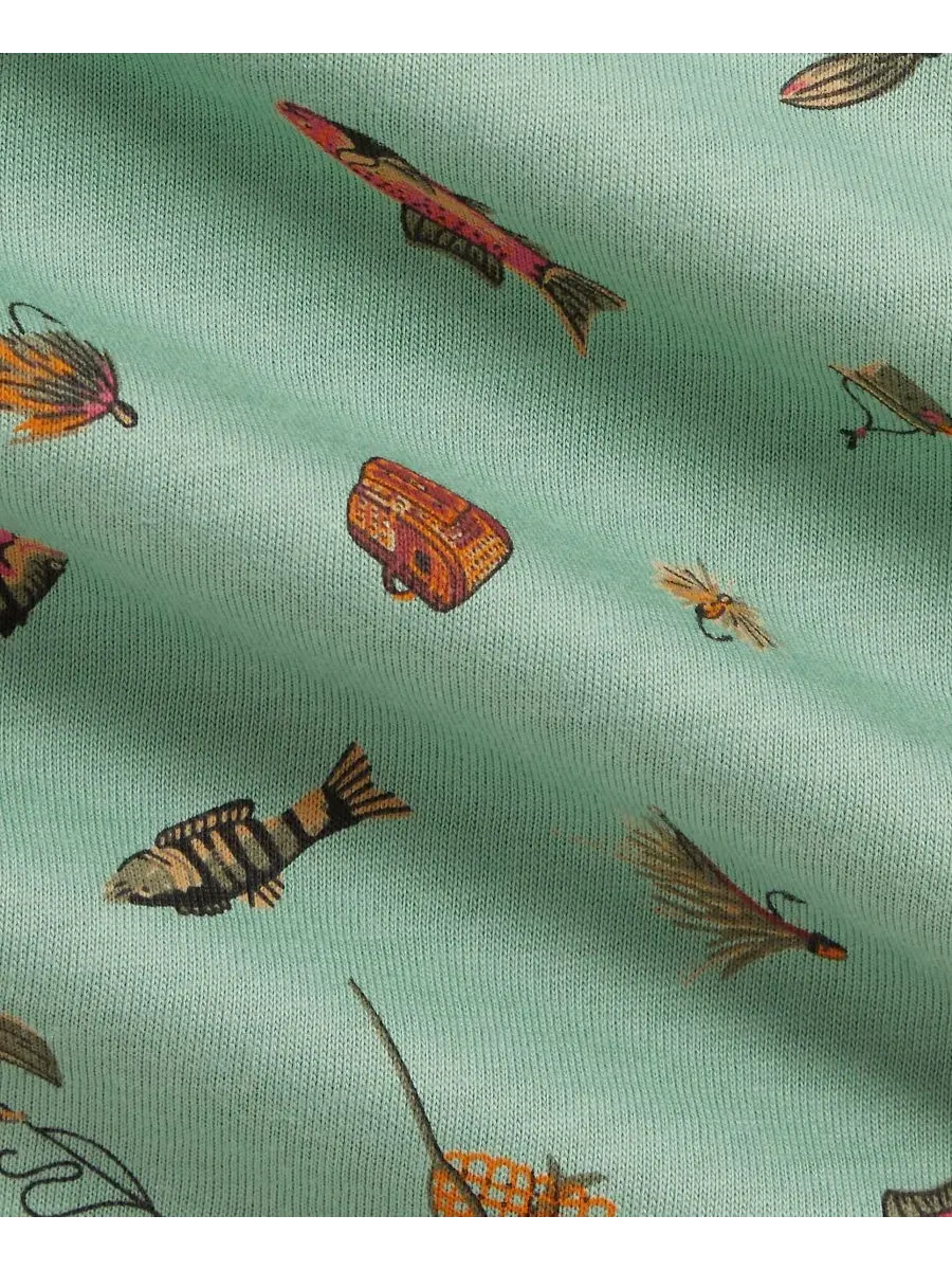 Детский поло-комбинезон для мальчиков с рыболовным принтом Polo Ralph Lauren — изображение 3 из 3