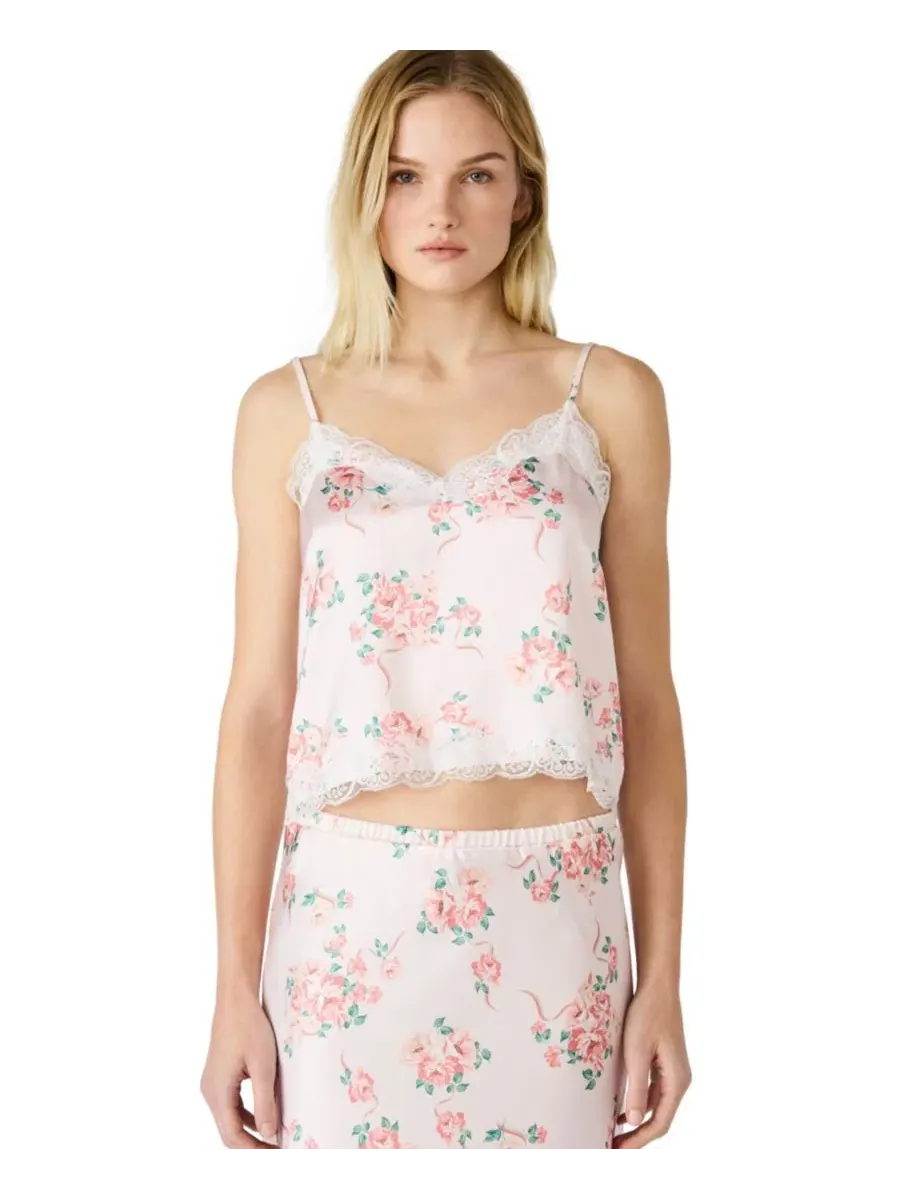 Топ-камисоль с кружевной отделкой Delany Steve Madden, Georgia Bloom Floral — изображение 2 из 5