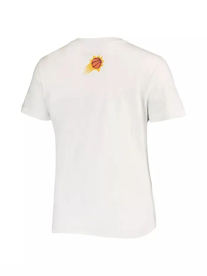 Женская белая футболка Phoenix Suns Street Capsule Arcadia Sportiqe — изображение 3 из 3