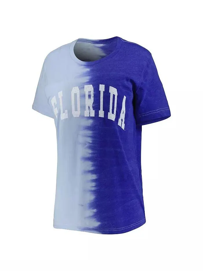 Женская футболка Royal Florida Gators Find Your Groove с раздельным краем Gameday Couture — изображение 2 из 2