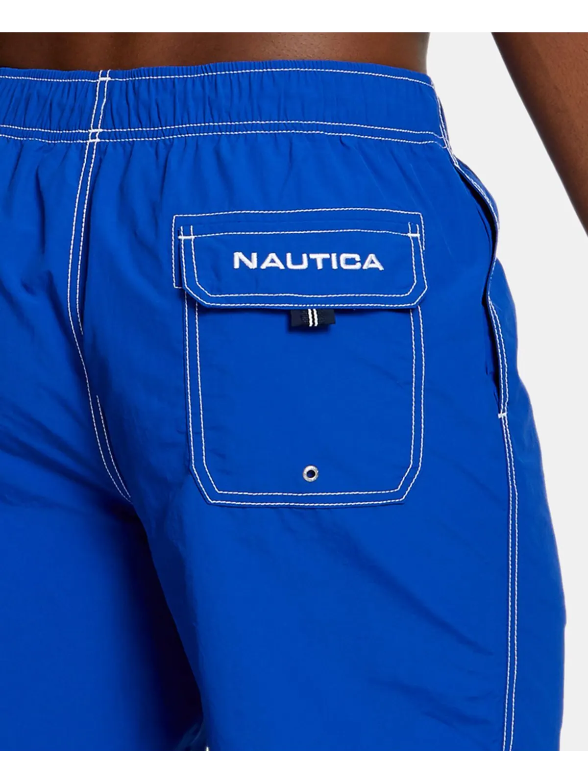 Мужские быстросохнущие нейлоновые плавки 5 и 8 дюймов Nautica — изображение 5 из 8, синий