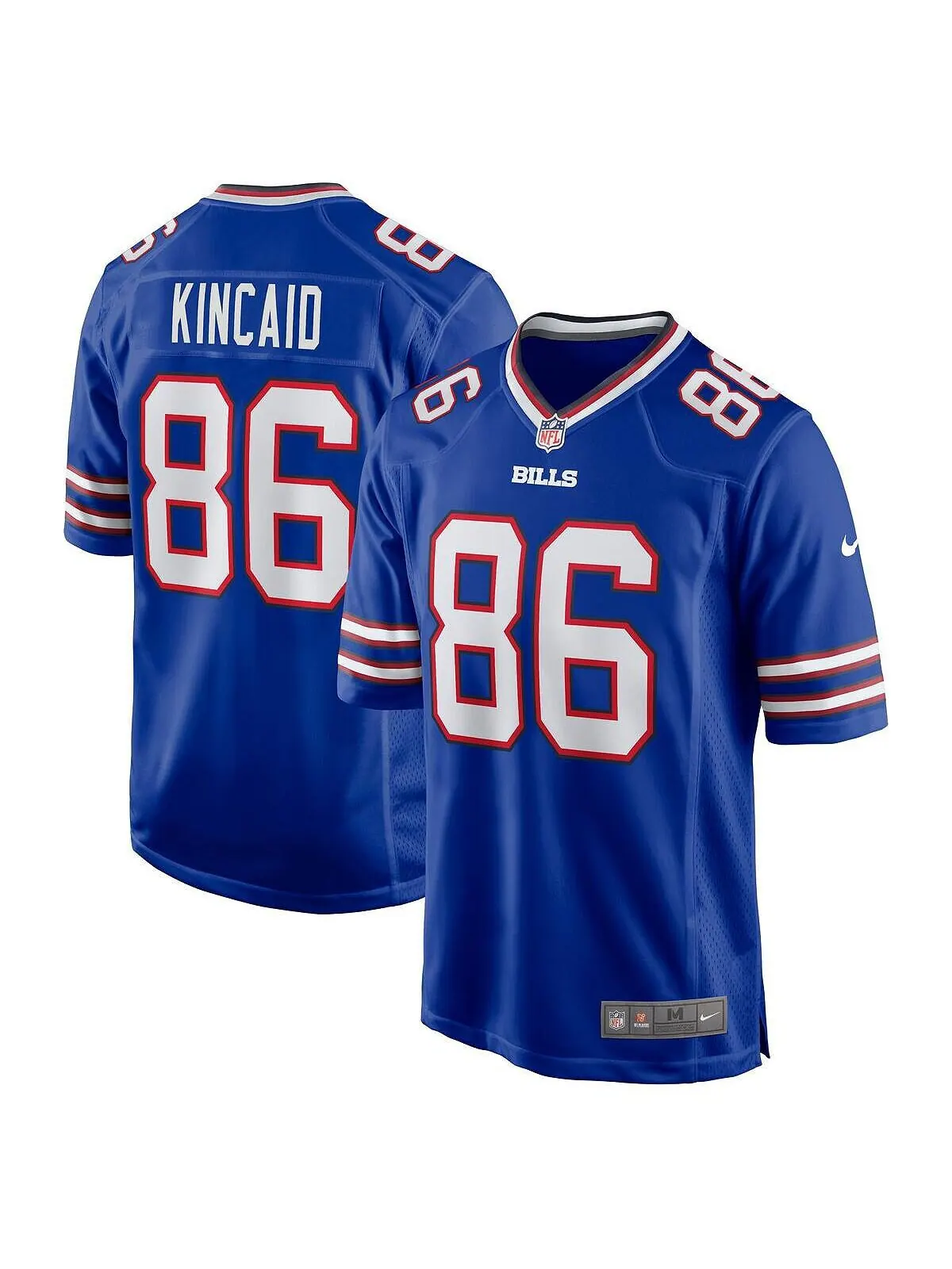Мужская футболка Dalton Kincaid Royal Buffalo Bills 2023, выбор первого раунда драфта НФЛ Nike — изображение 1 из 3