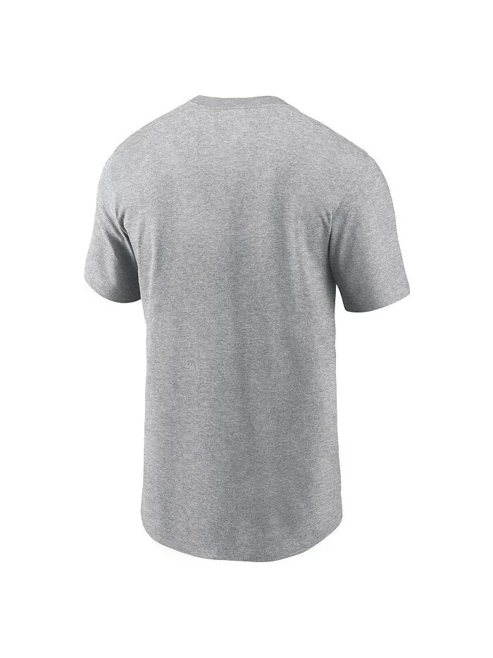 Мужская футболка Heather Charcoal Jacksonville Jaguars vs. Buffalo Bills 2023 London Game Nike — изображение 3 из 3