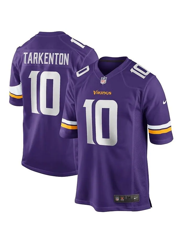 Мужская фиолетовая майка игрока пенсионера Fran Tarkenton Minnesota Vikings Game Nike — изображение 1 из 3, фиолетовый