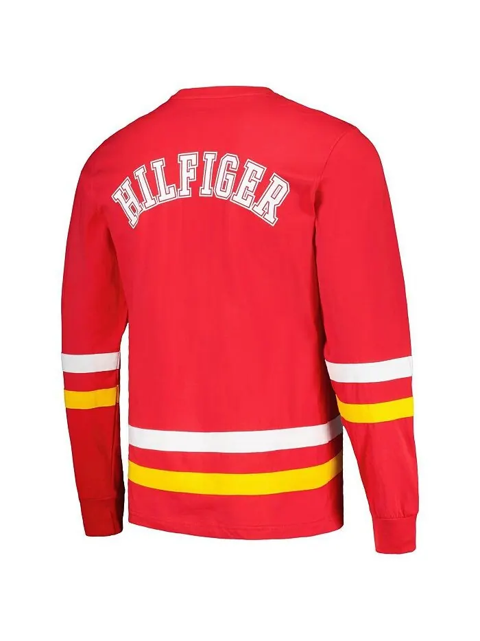 Мужская красно-золотая футболка Kansas City Chiefs Nolan с длинным рукавом Tommy Hilfiger — изображение 3 из 3