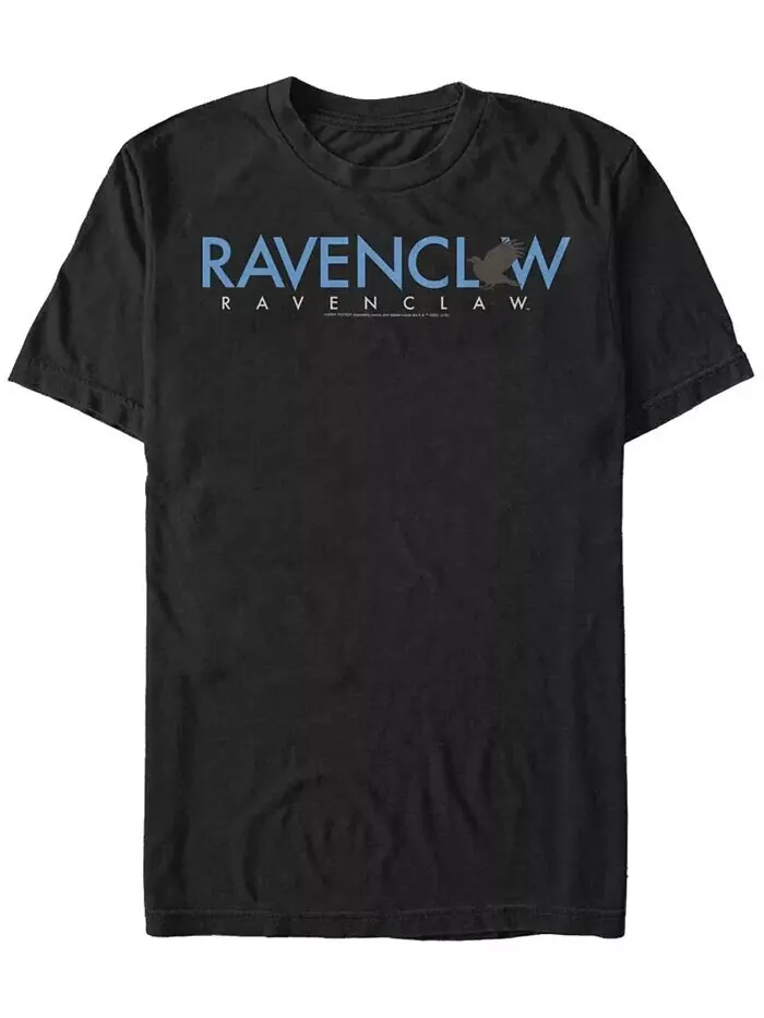 Мужская футболка с короткими рукавами и текстовым логотипом «Гарри Поттер» Ravenclaw Fifth Sun — изображение 1 из 1