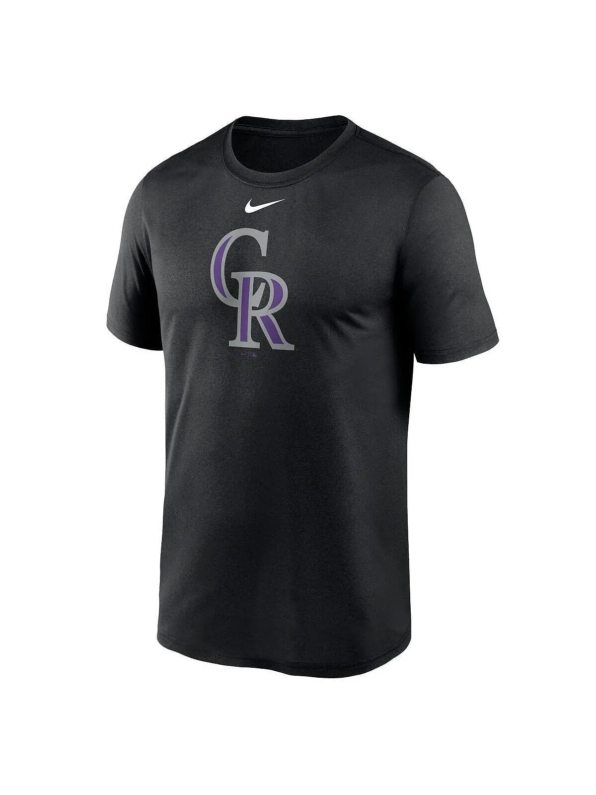 Мужская черная футболка с логотипом Colorado Rockies New Legend Nike — изображение 3 из 3, черный